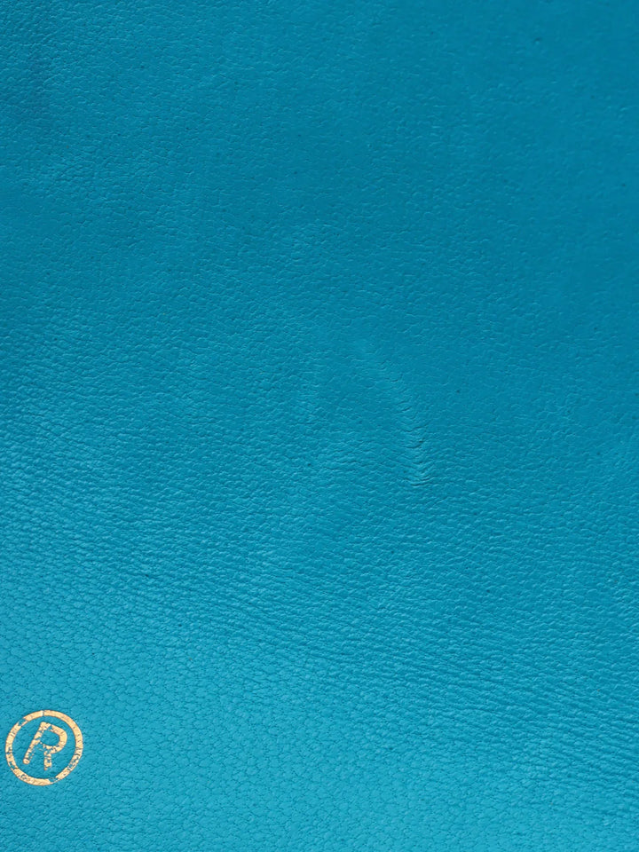 Chanel Around 1990 Made Turn-Lock Bijoux Chain Bag Turquoise Blue