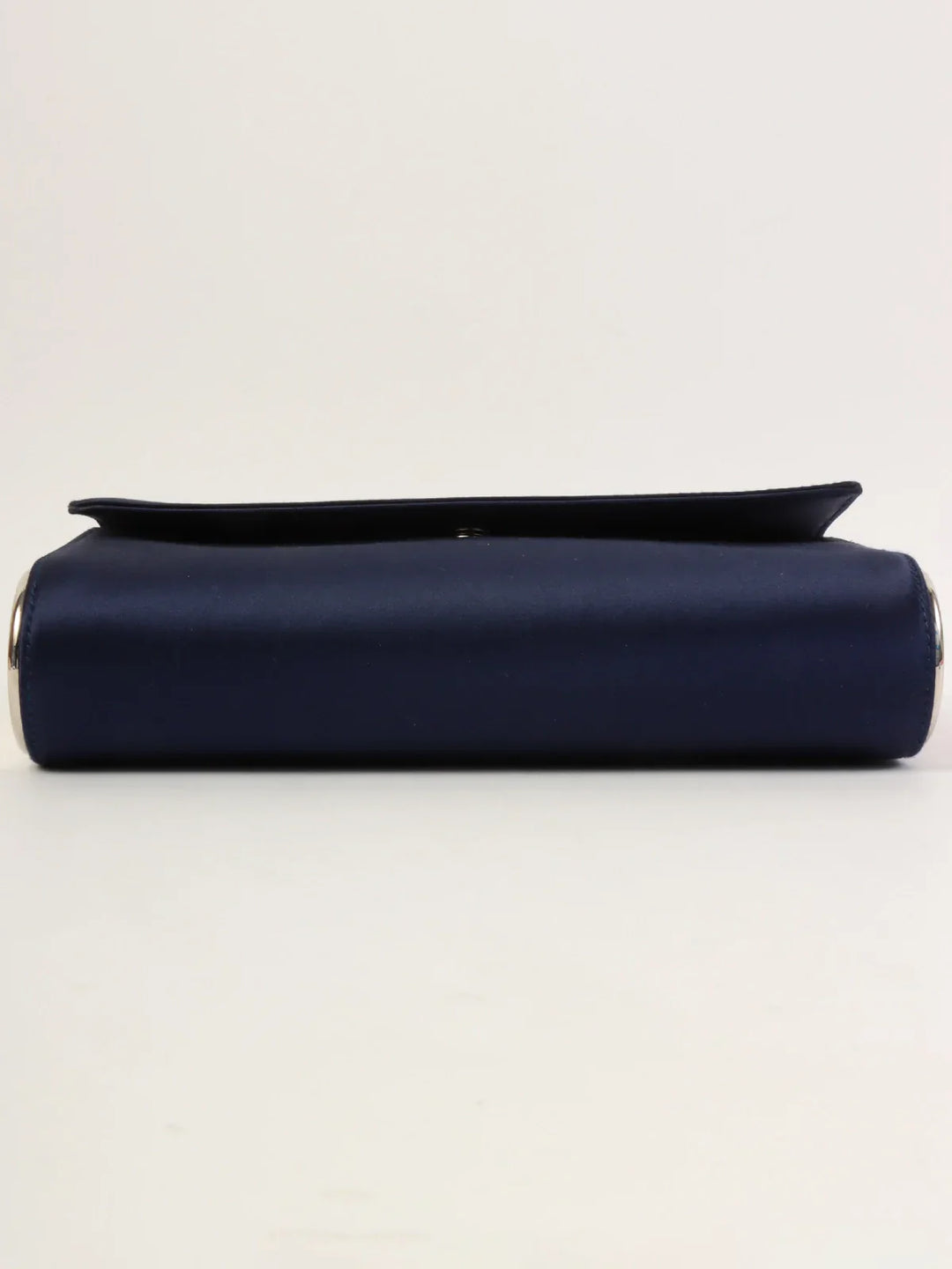 Top quality Dior Satin Side Logo Plate Chain Bag Navy