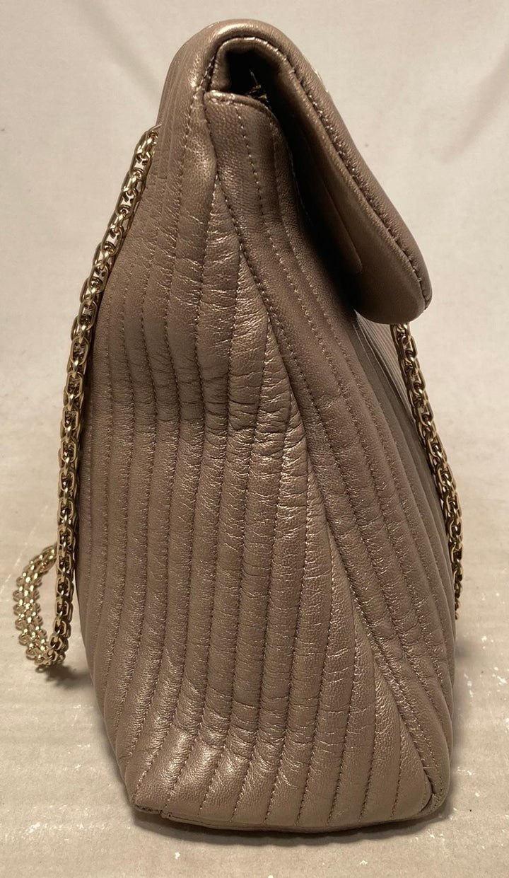 Chanel Vertical Stripe Quilted Reissue Classic New Shoulder Bag