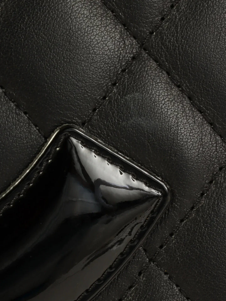 Chanel Around 2010 Made Cambon Tote Bag Black