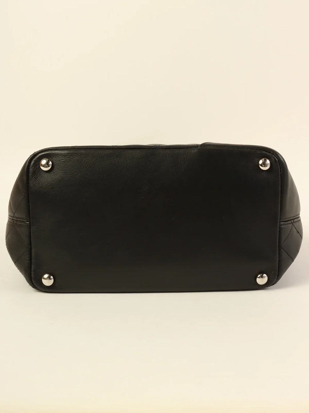 Chanel Around 2010 Made Cambon Tote Bag Black