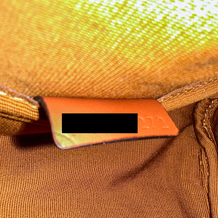 Celine Mini Backpack Folco Triomphe Canvas Calfskin Tan