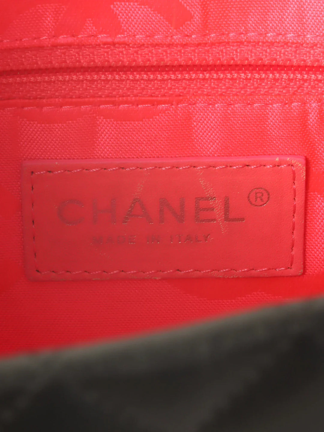 Chanel Around 2010 Made Cambon Tote Bag Black