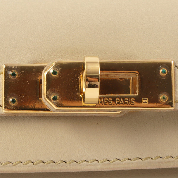Premium Handmade Hermes 2001 Made Kelly Ado Pm Cream