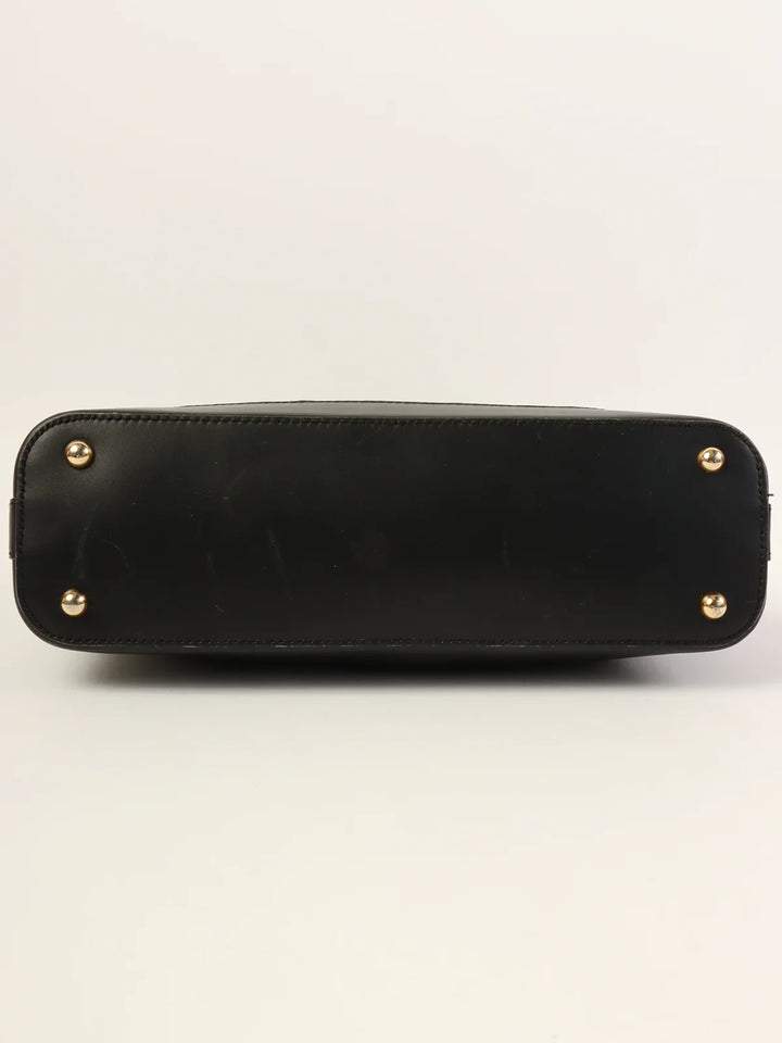 Celine C Macadam Pattern Shoulder Bag Black