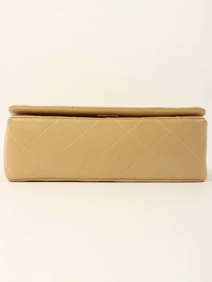 Chanel Around 1990 Made Full New Chain Bag Mini Beige