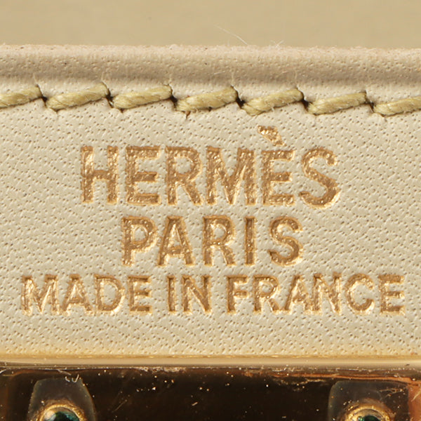 Premium Handmade Hermes 2001 Made Kelly Ado Pm Cream