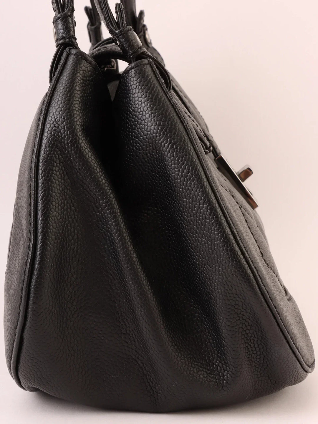 Chanel Around 2005 Made Caviar Skin 2.55 Shoulder Bag Black