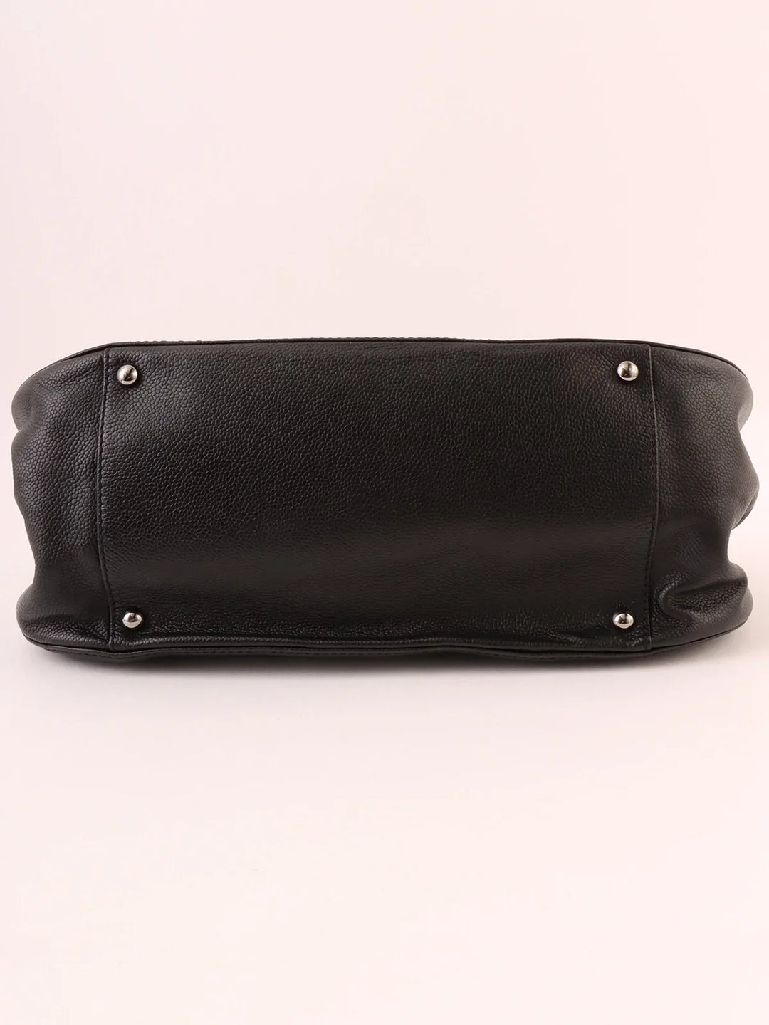 Chanel Around 2005 Made Caviar Skin 2.55 Shoulder Bag Black