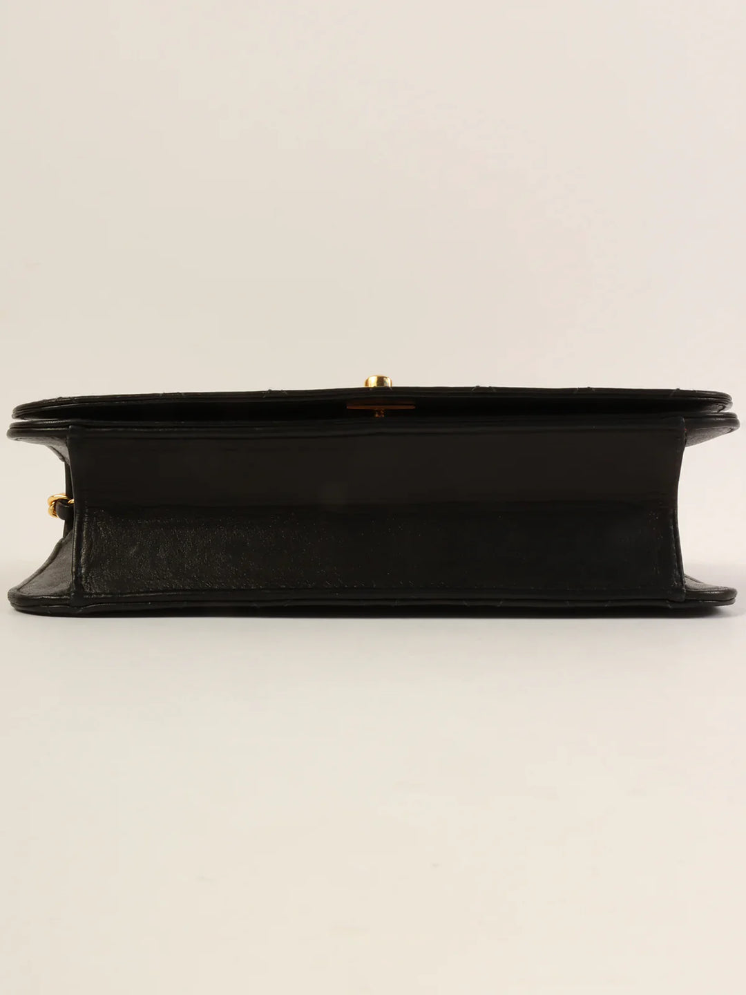 Chanel Around 2004 Made Full New Turn-Lock Chain Bag Black