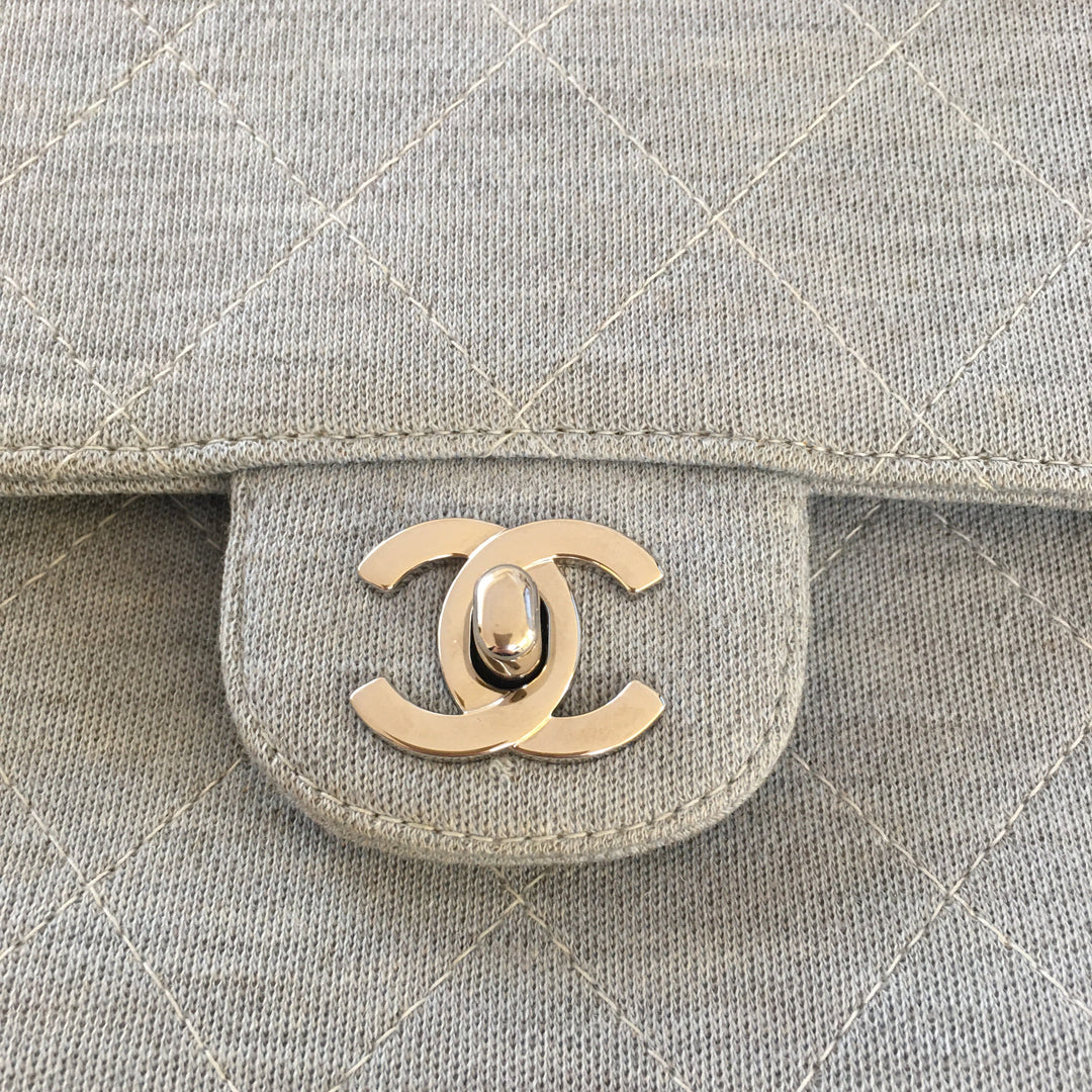 Chanel Timeless/Classique Shoulder Bag in Blue Denim/Jeans