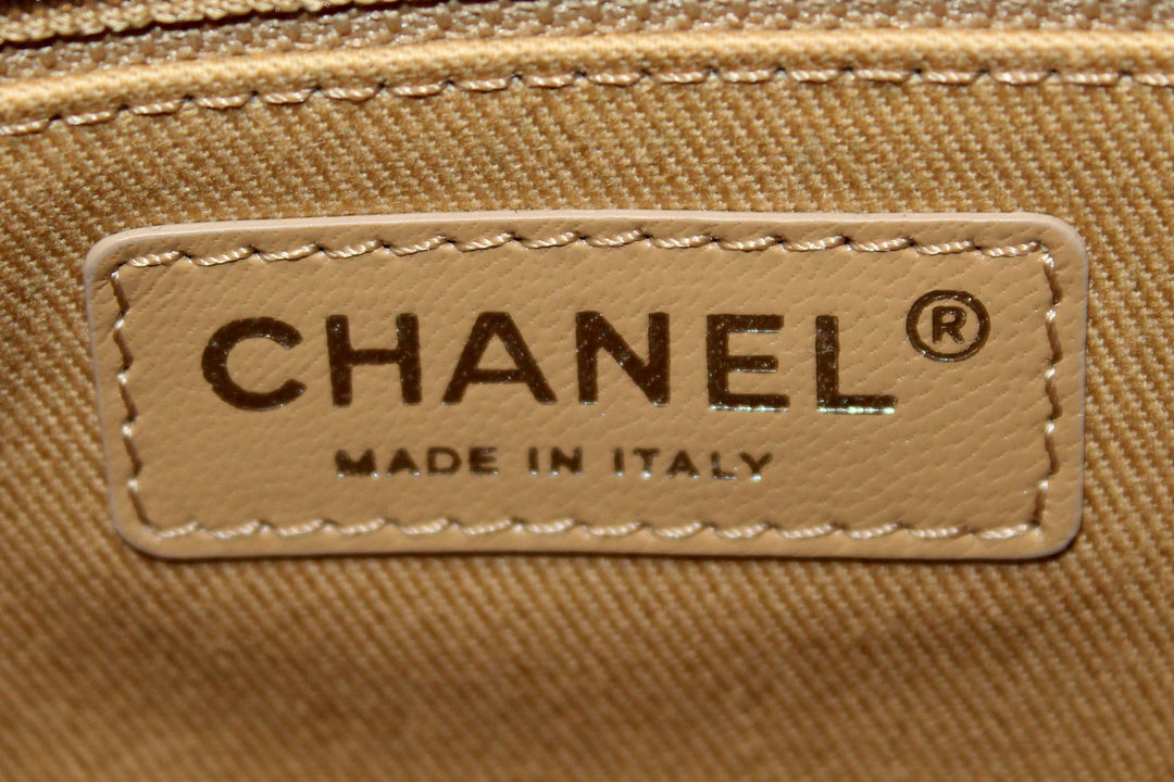 Top Quality Chanel Brown Caviar Leather Large Shopping Tote Bag