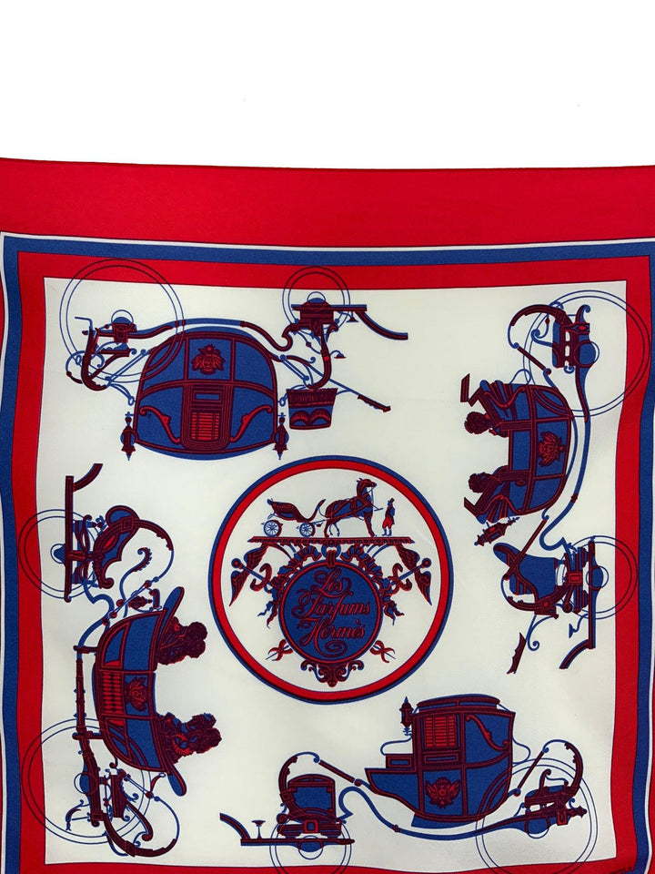 Top quality Hermes les Parfums Silk Pocket Square