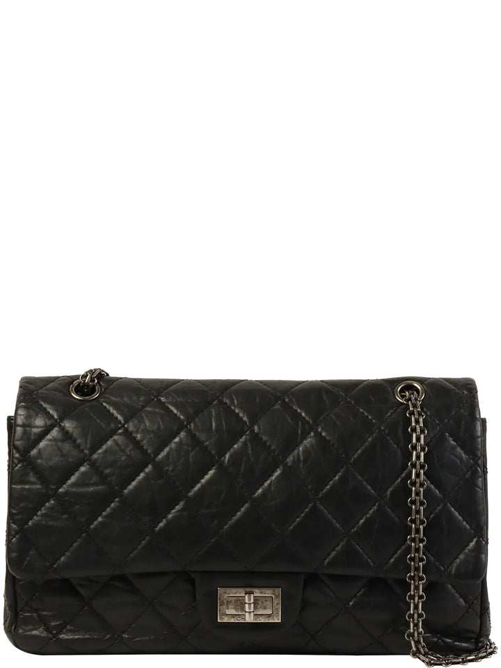 Chanel Around 2011 Made 2.55 Chain Shoulder Bag Black
