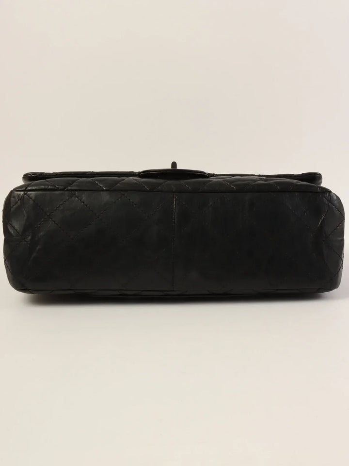 Chanel Around 2011 Made 2.55 Chain Shoulder Bag Black