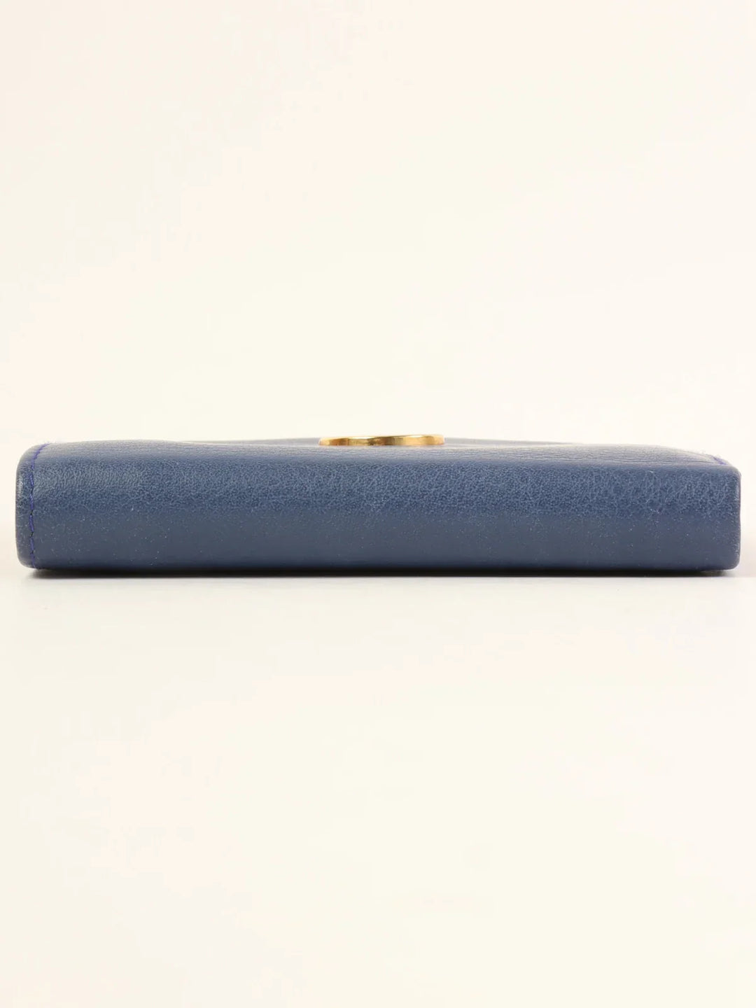 Top quality Dior Logo Plate Wallet Blue