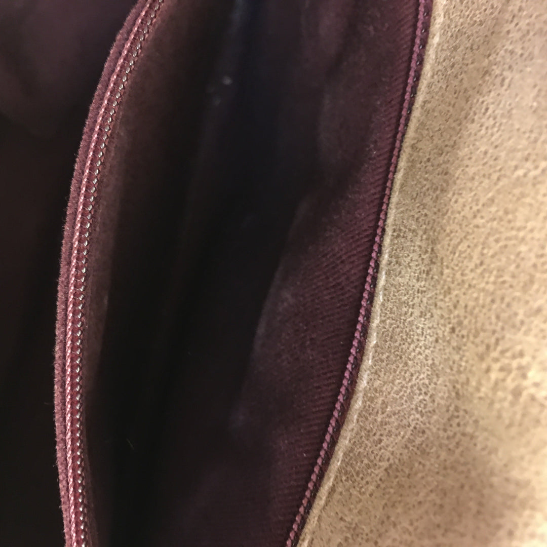 Chanel Boy Shoulder Bag in Beige Suede