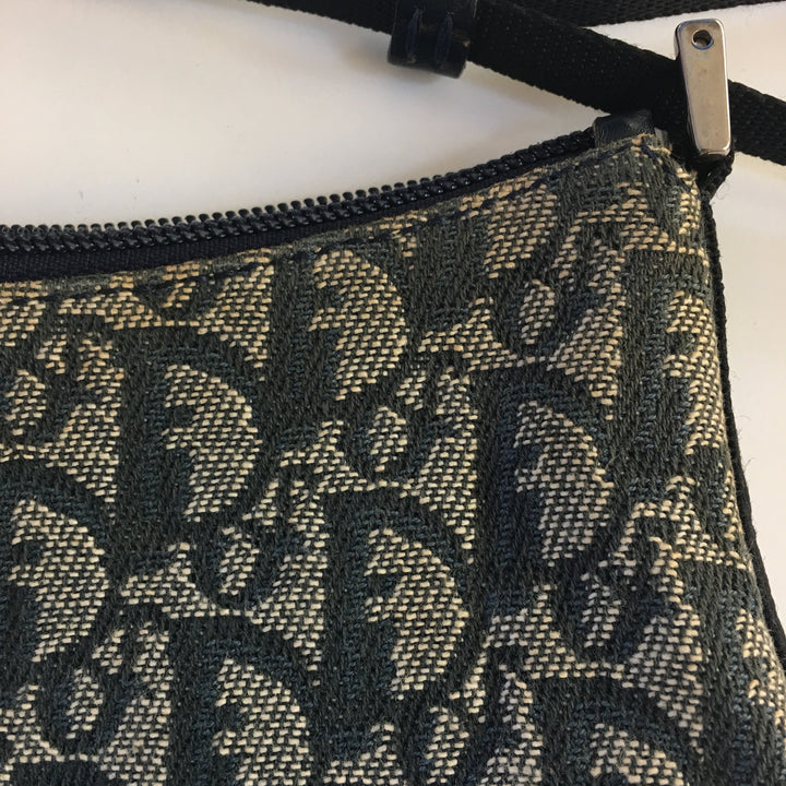 CHRISTIAN Top quality Dior Shoulder Bag in Blue Fabric