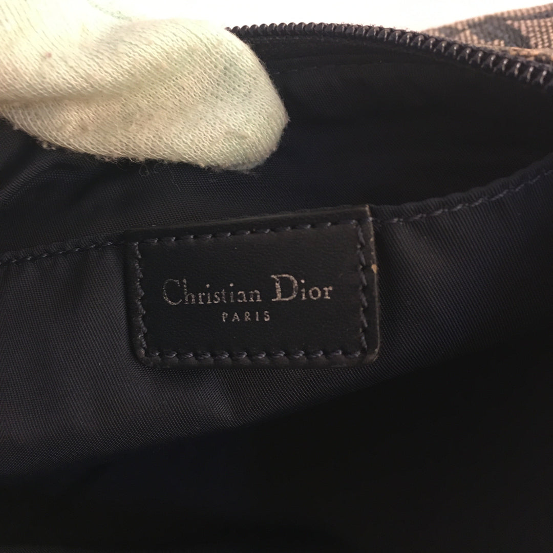 CHRISTIAN Top quality Dior Shoulder Bag in Blue Fabric