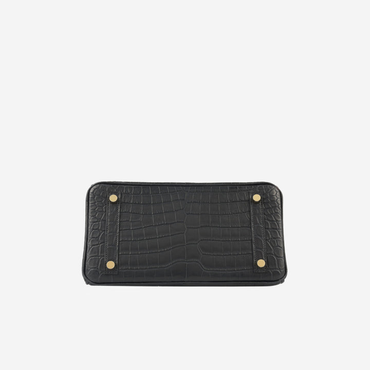 Birkin 25 - Noir Matte Croc