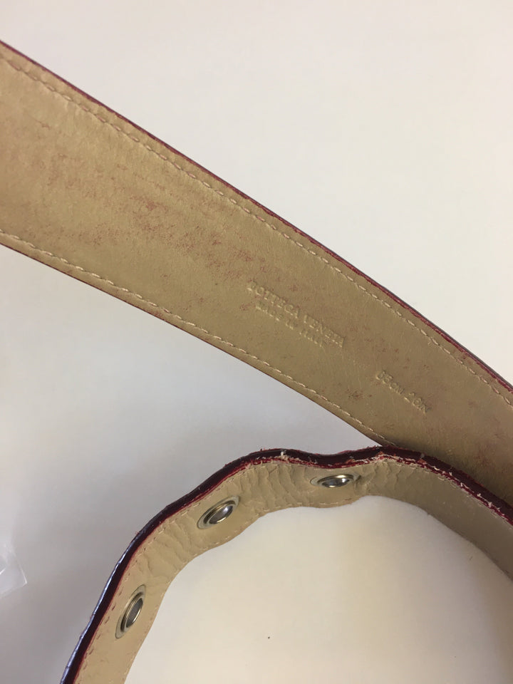 Bottega veneta Belt in Bordeaux Leather