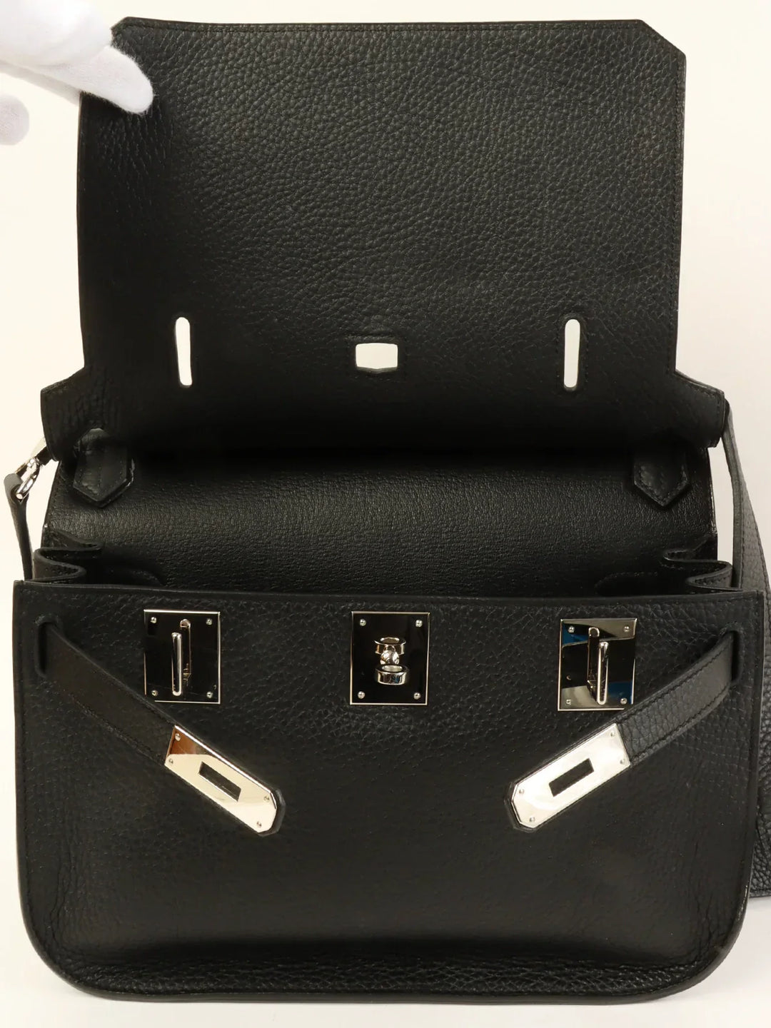 Premium Handmade Hermes 2011 Made Jypsiere Black