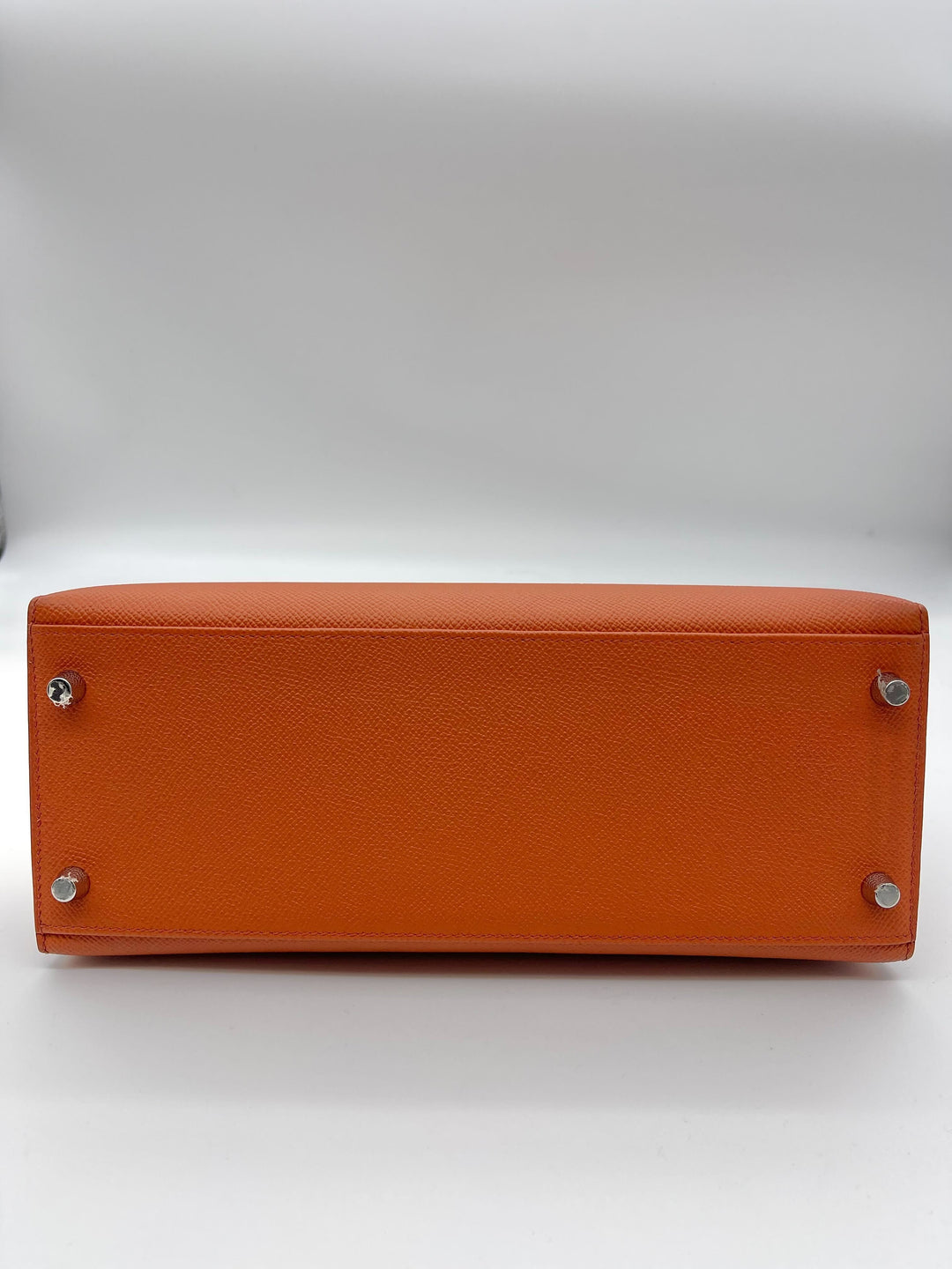 Top quality Hermes Kelly 28 Epsom Potiron Orange Palladium Hardware