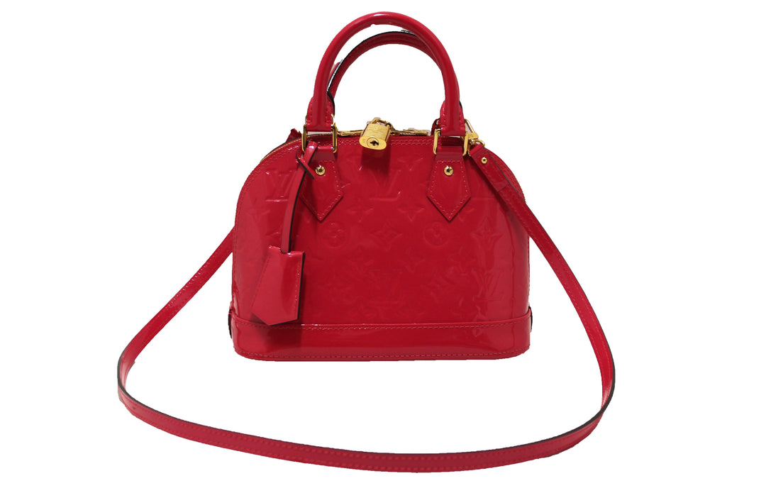Louis Vuitton Pink Vernis Leather Alma BB Hand/Crossbody Bag