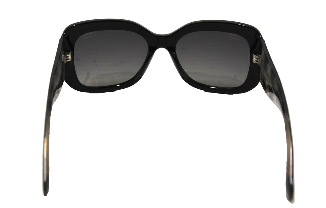 Top Quality Chanel Black Lace Effect Sunglasses