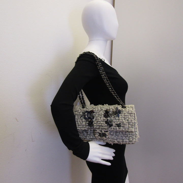 Chanel Limited Edition 2.55 Reissue 226 "Garden Charms Edition" Double New Shoulder Bag