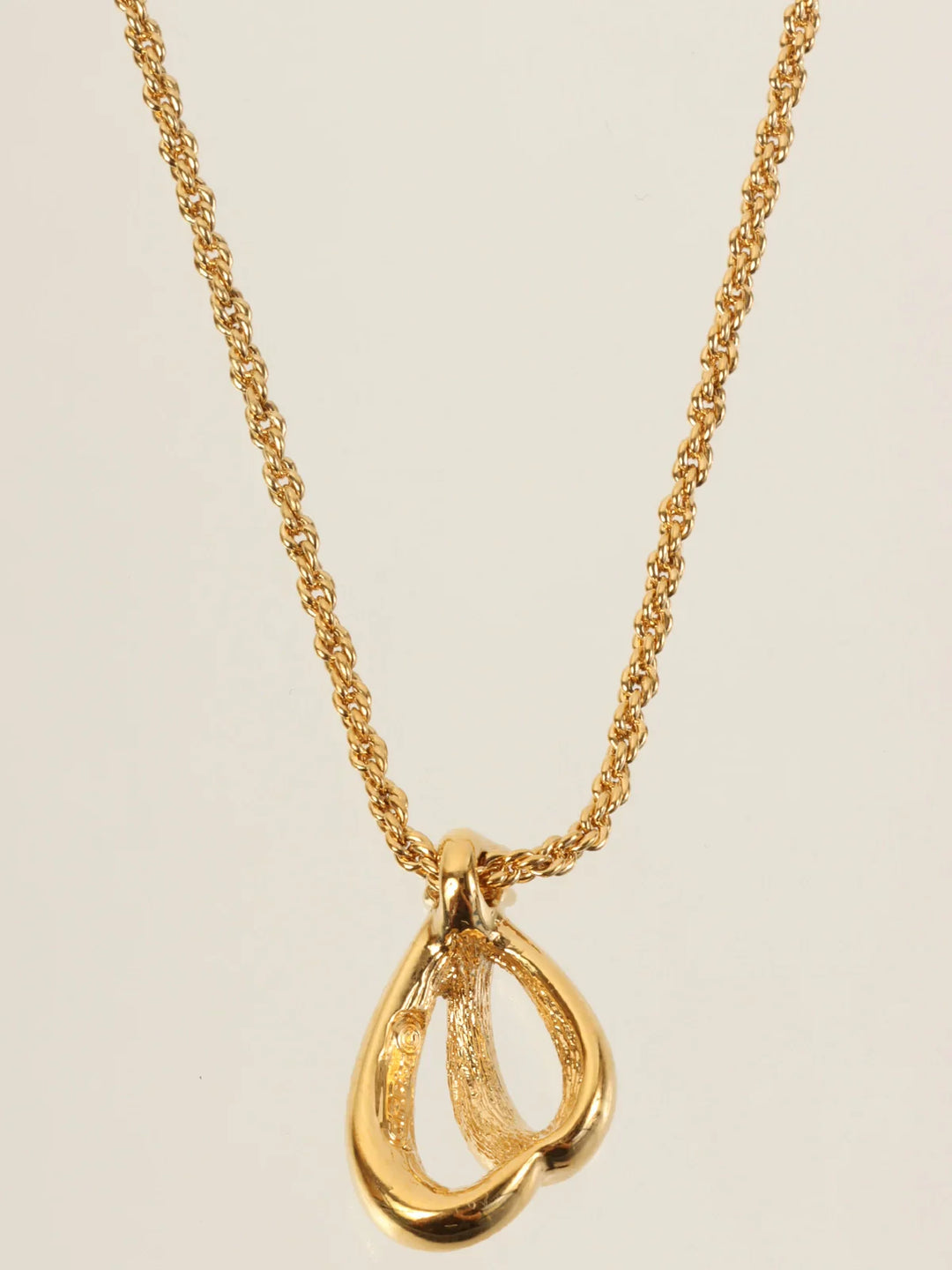 Dior Rhinestone Design Necklace Gold/Black