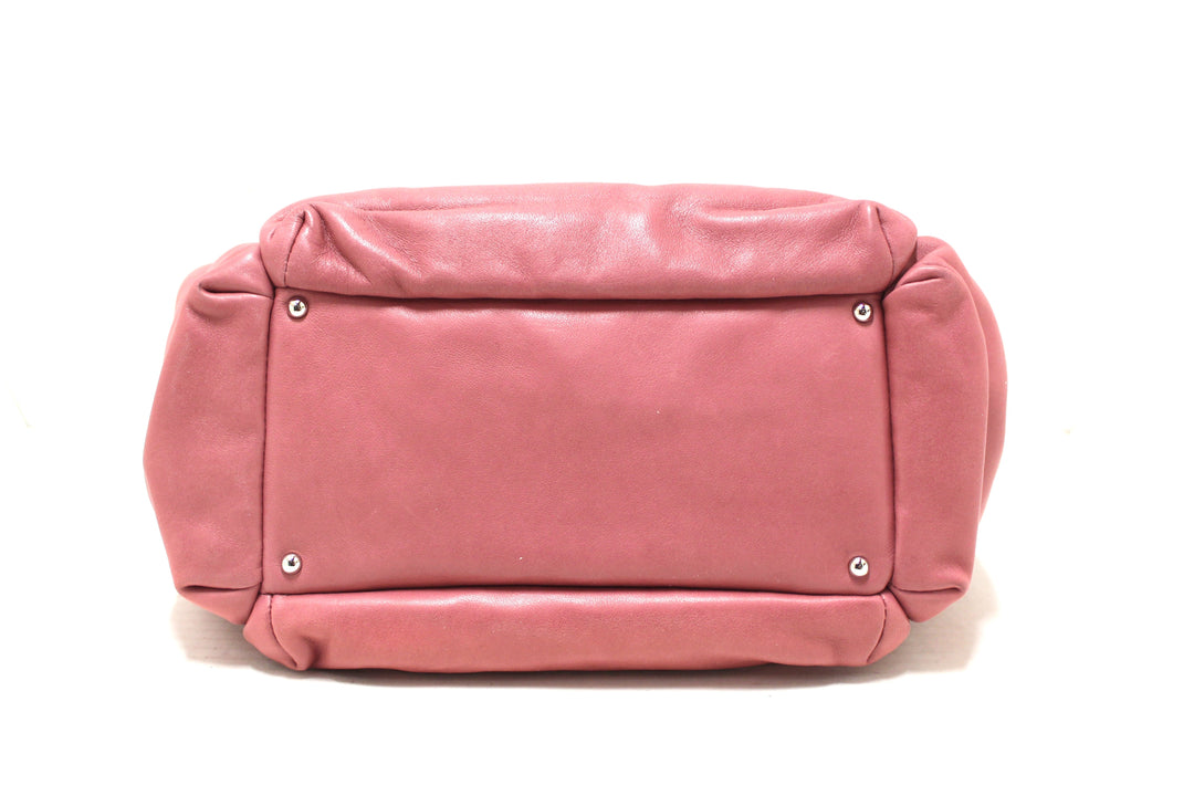 Top Quality Chanel Pink Lambskin Leather Shoulder Bag
