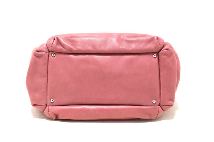 Top Quality Chanel Pink Lambskin Leather Shoulder Bag