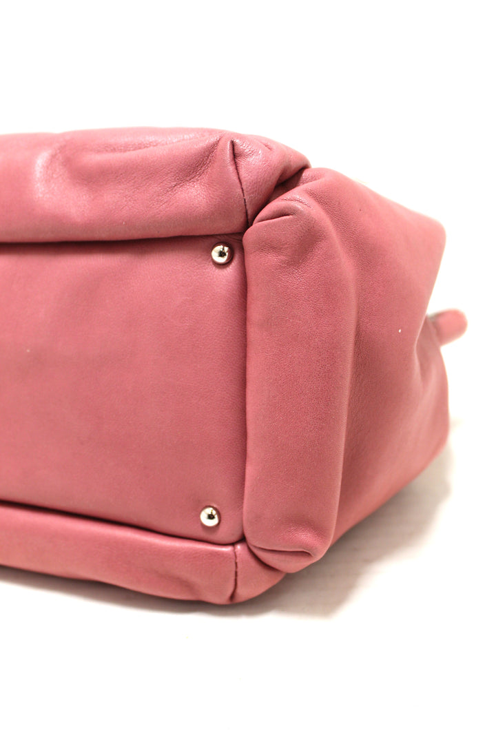 Top Quality Chanel Pink Lambskin Leather Shoulder Bag