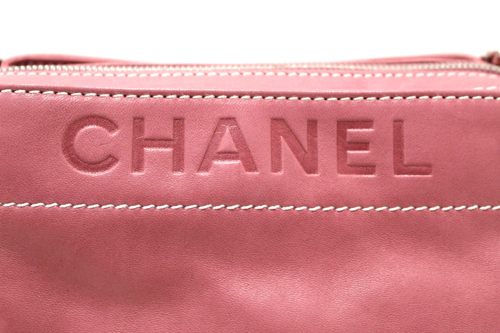 Top Quality Chanel Pink Lambskin Leather Shoulder Bag