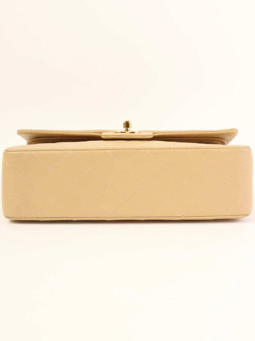 Chanel Around 1990 Made Classic New Chain Bag 25Cm Beige