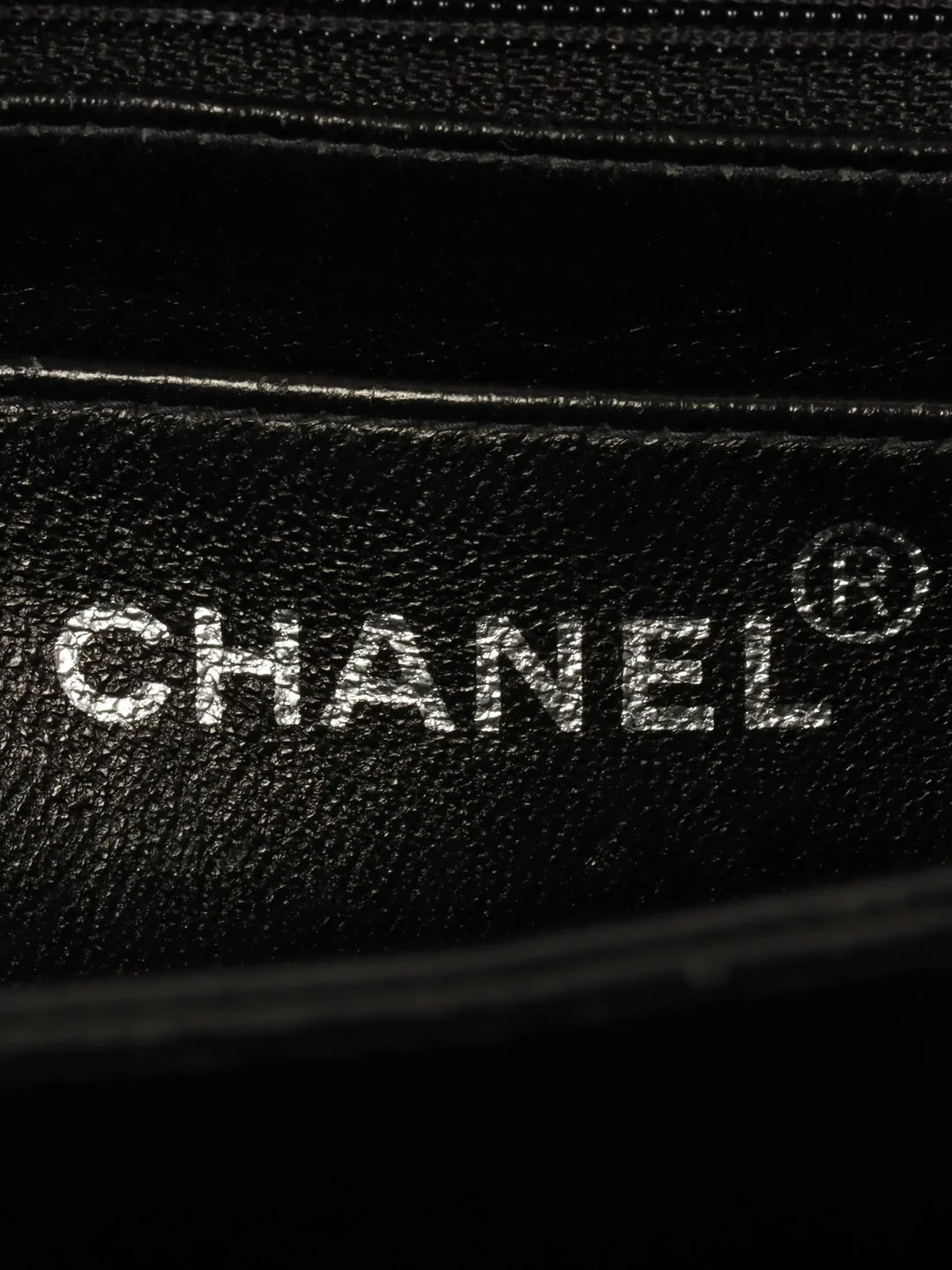 Chanel Around 1997 Made Caviar Skin Turn-Lock Shoulder Bag Black