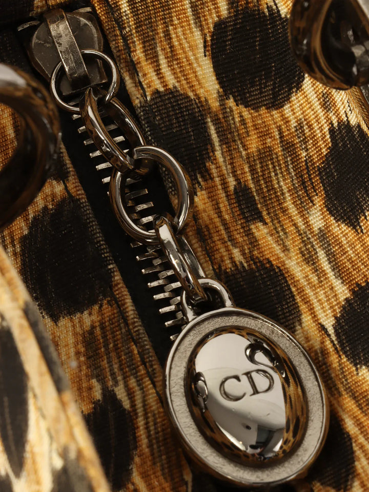 Top quality Dior Leopard Lady  2Way Bag M Brown/Black