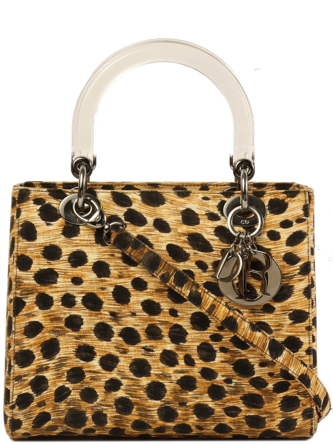 Top quality Dior Leopard Lady  2Way Bag M Brown/Black