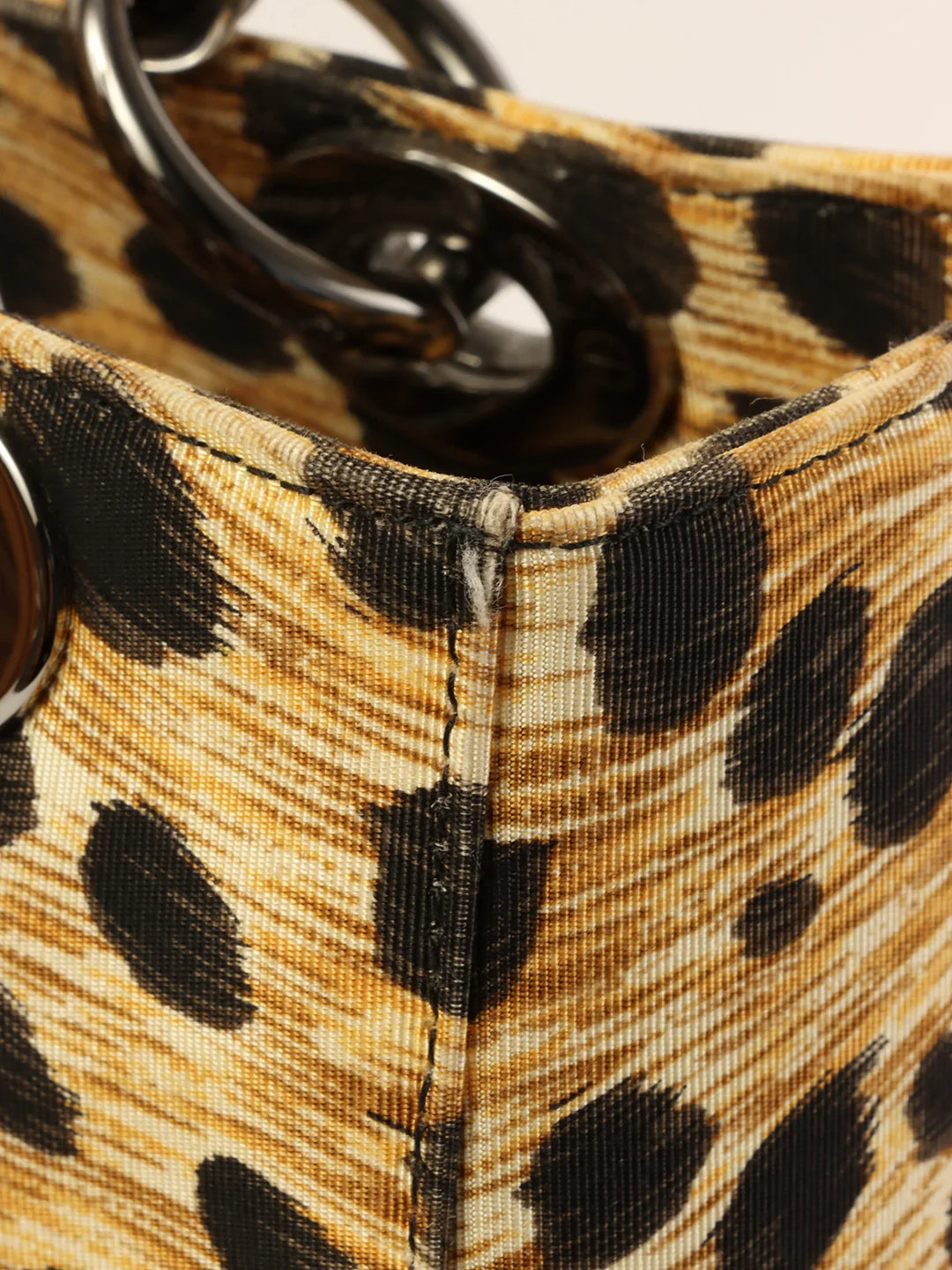 Top quality Dior Leopard Lady  2Way Bag M Brown/Black