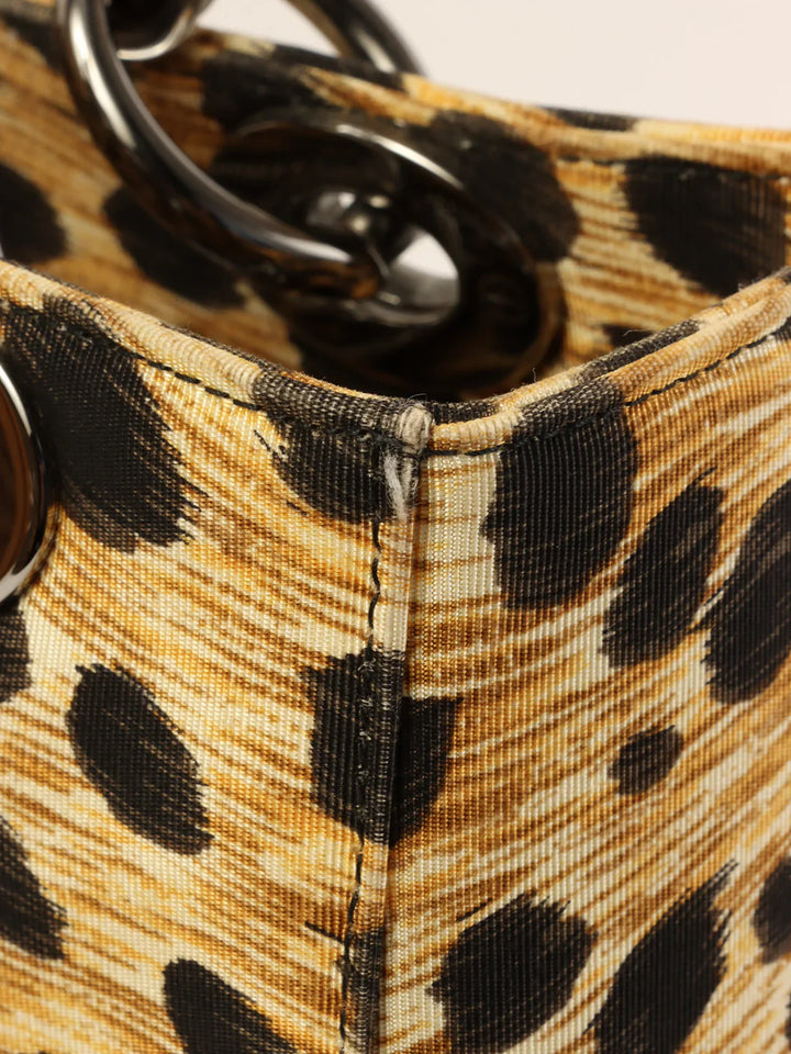 Top quality Dior Leopard Lady  2Way Bag M Brown/Black