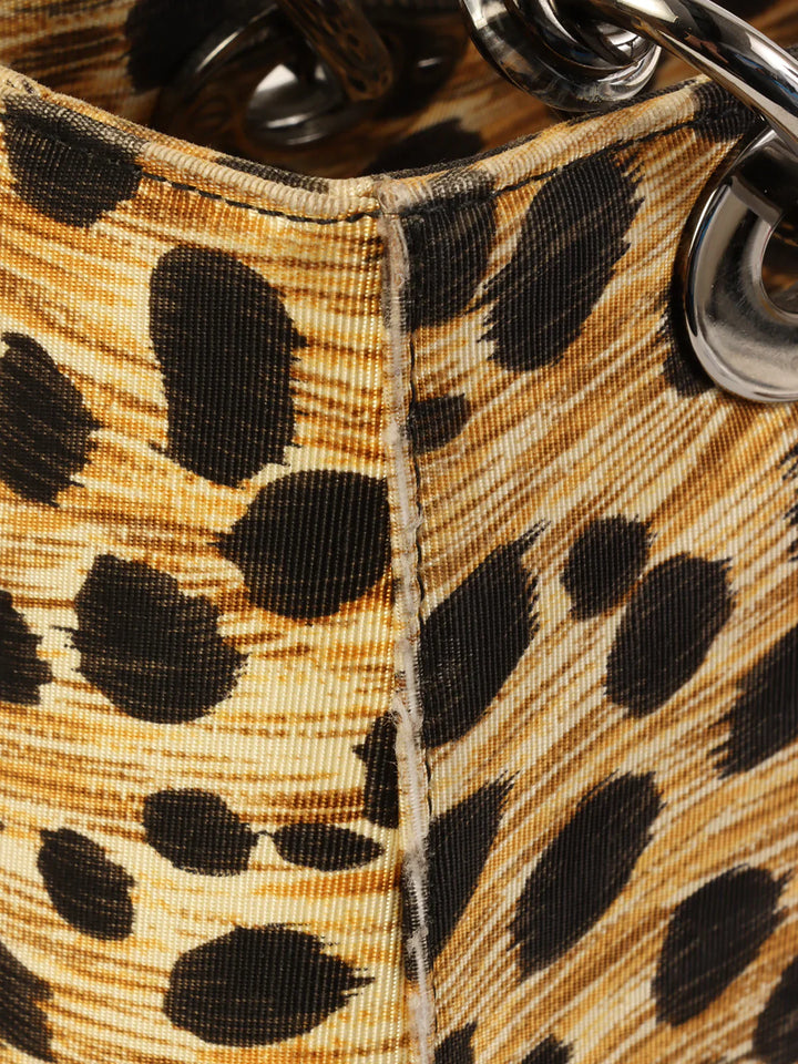 Top quality Dior Leopard Lady  2Way Bag M Brown/Black