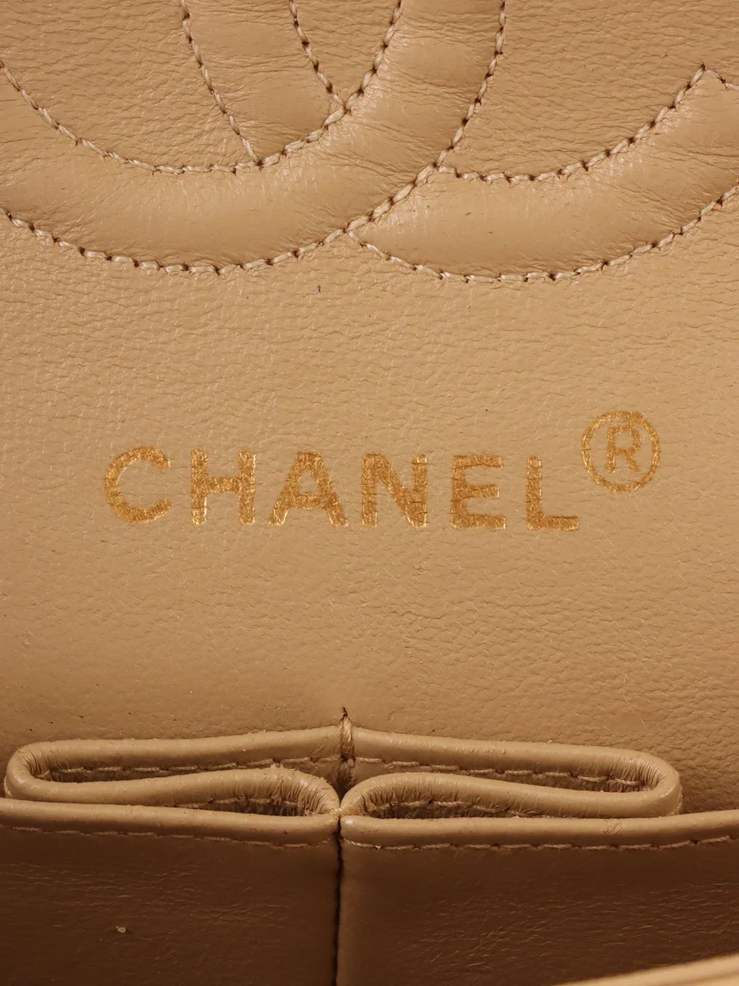 Chanel Around 2010 Made Classic New Chain Bag 23Cm Beige
