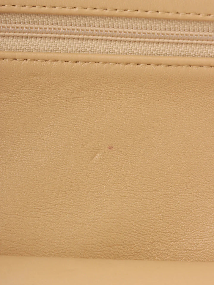 Chanel Around 2010 Made Classic New Chain Bag 23Cm Beige