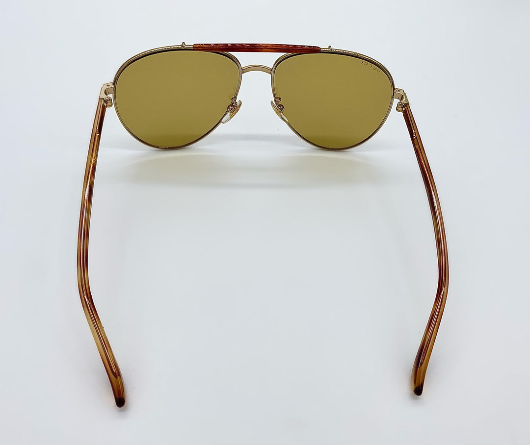 GUCCI AVIATOR SUNGLASSES GG0014S