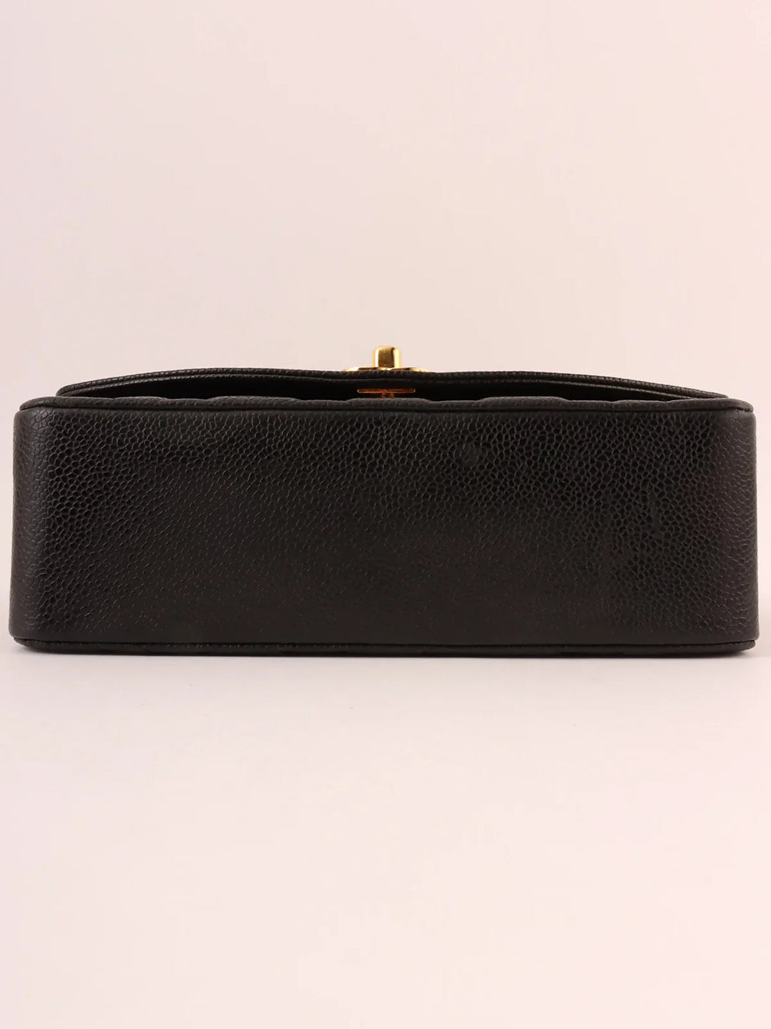 Chanel Around 1992 Made Caviar Skin Diana New Chain Bag 22Cm Black