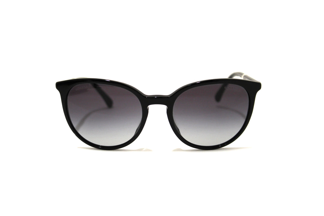 Top Quality Chanel Black Acetate Pearl sunglasses