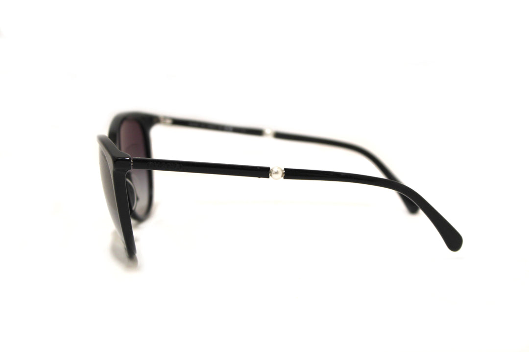 Top Quality Chanel Black Acetate Pearl sunglasses
