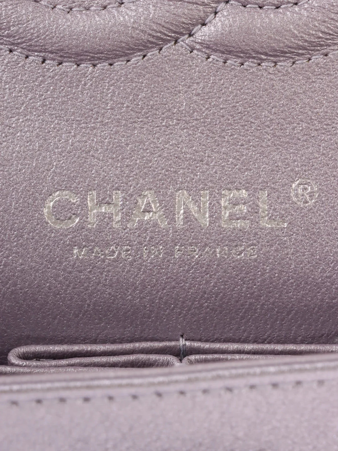 Chanel Around 2010 Made Classic New Chain Bag 25Cm Metallic Light Purple