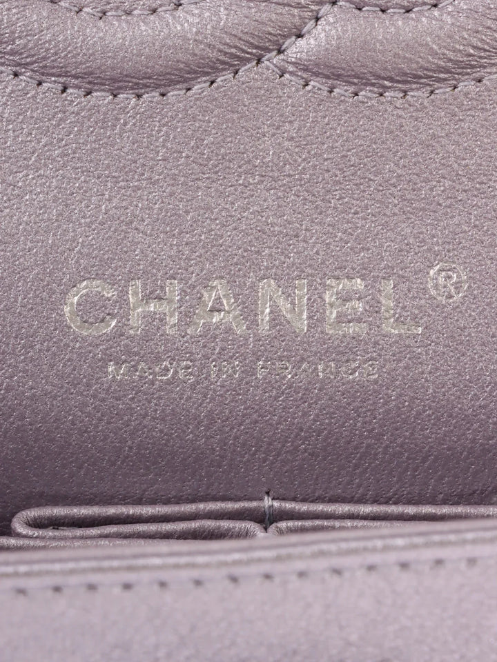 Chanel Around 2010 Made Classic New Chain Bag 25Cm Metallic Light Purple